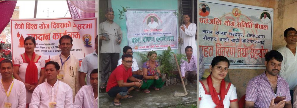 Activites of Patanjali Yog Samiti, Chandrapur