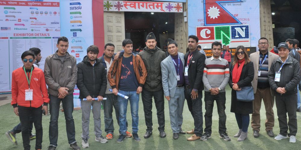 with Nepal local guides and  other three communities Members