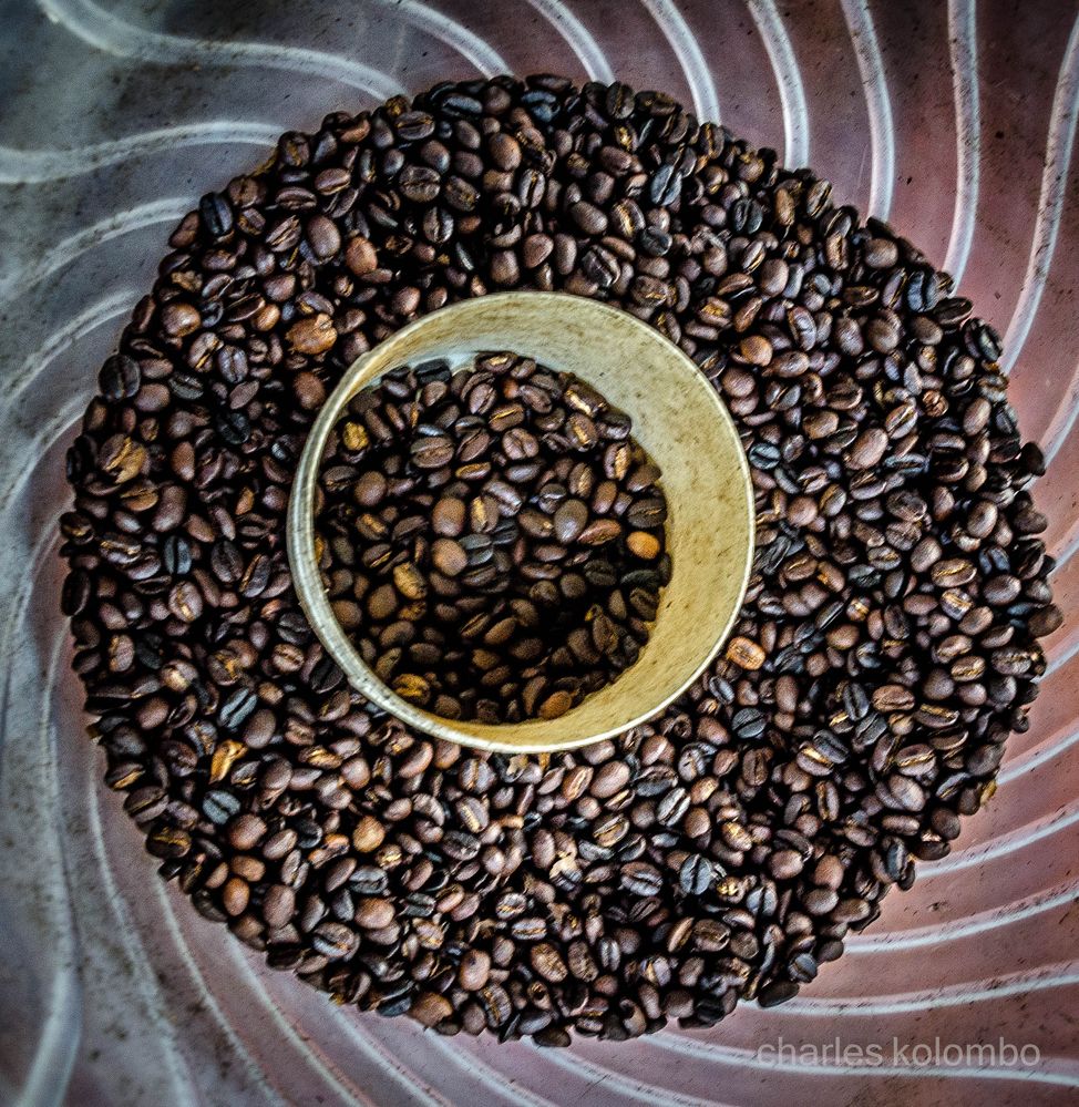 Roasted Coffee beans in Kilimanjaro Tanzania (coffee tour)