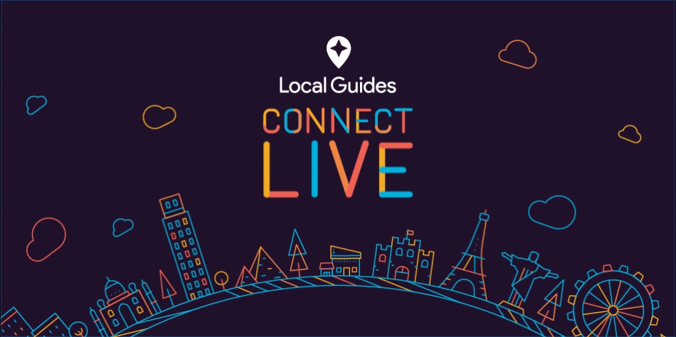 Caption: Image showing Connect Live branding: a multi-colored global skyline.