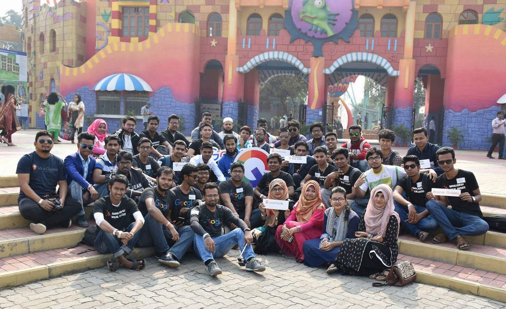 Bangladesh Local Guides Team arrange there 50th meetup  a amusement Park near Dhaka city . select only 50 local guides from all over country . 7 division 11 city's people join there .