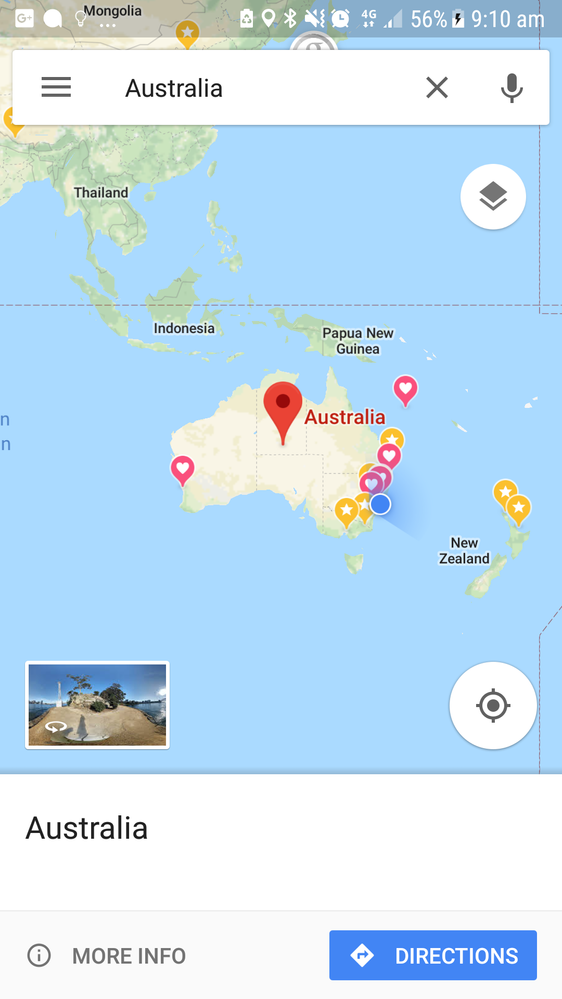 We all love Australia. We all love Google Maps!