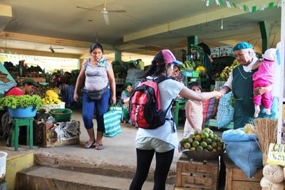 Fresh foods market, Rurrenabaque Bolivia