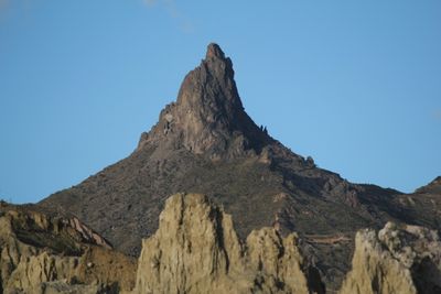 "Devils tooth". View from the valley of the moon, La Paz - Bolivia