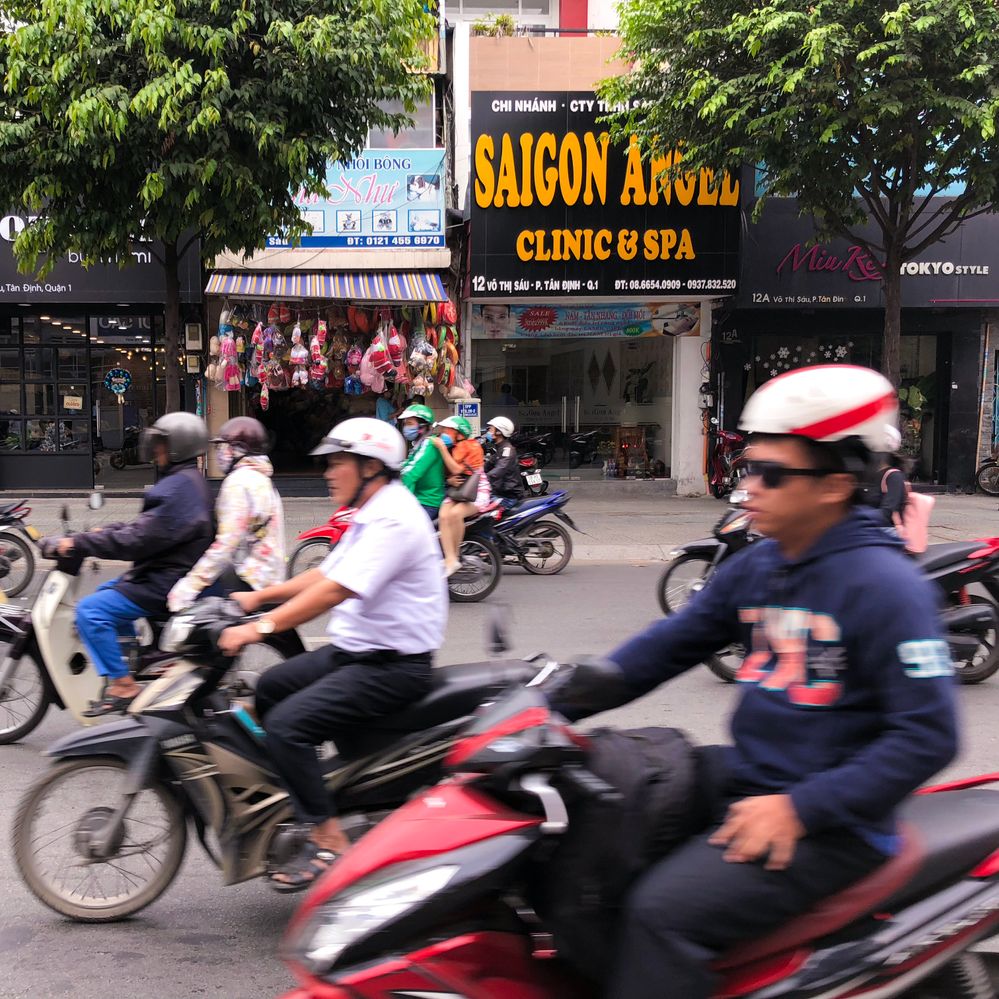 The bikers of Saigon. They are everywhere.
