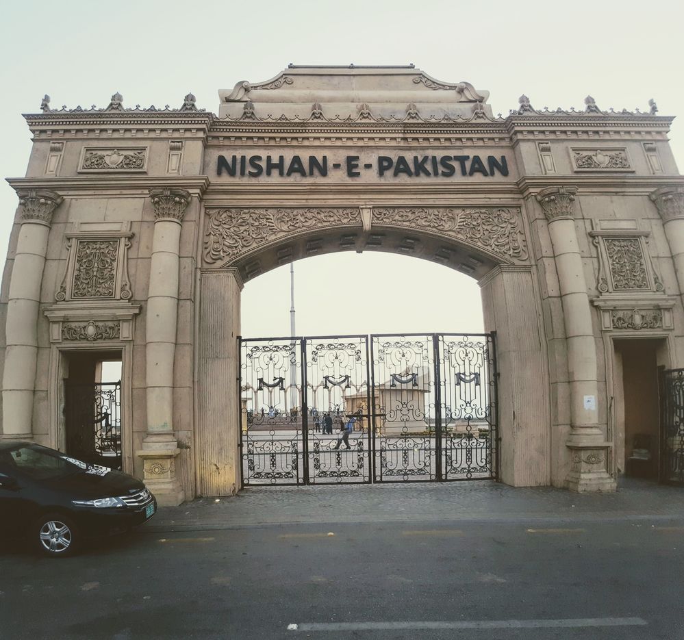 A photograph taken in Karachi, Pakistan - Nishan - e - Pakistan