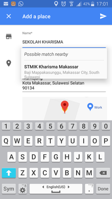 possible match nearby suggestion