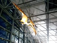 Free dinosaur exibition airport Frankfurt Germany