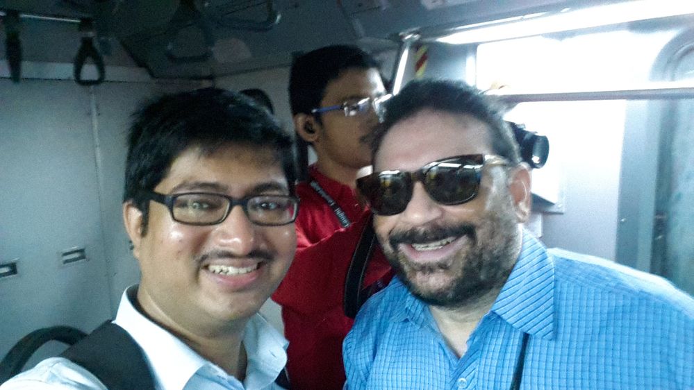 Me with General Manager of Kolkata Metro Railway