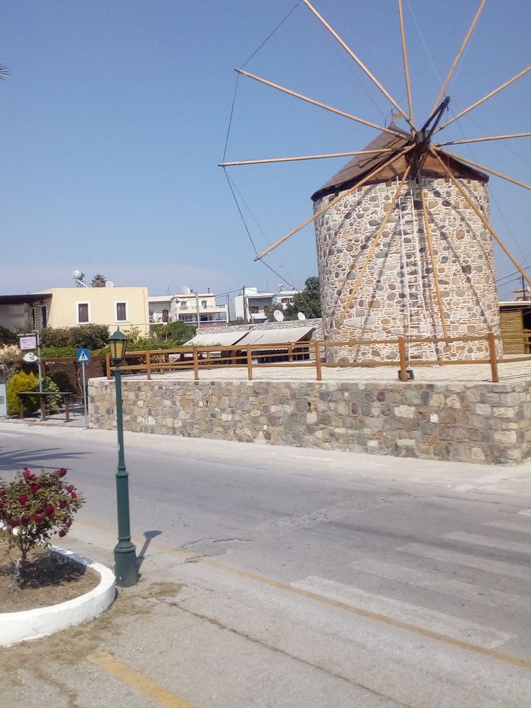 antique windmill