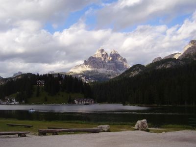 Misurina Lake - View of the "Tre Cime"