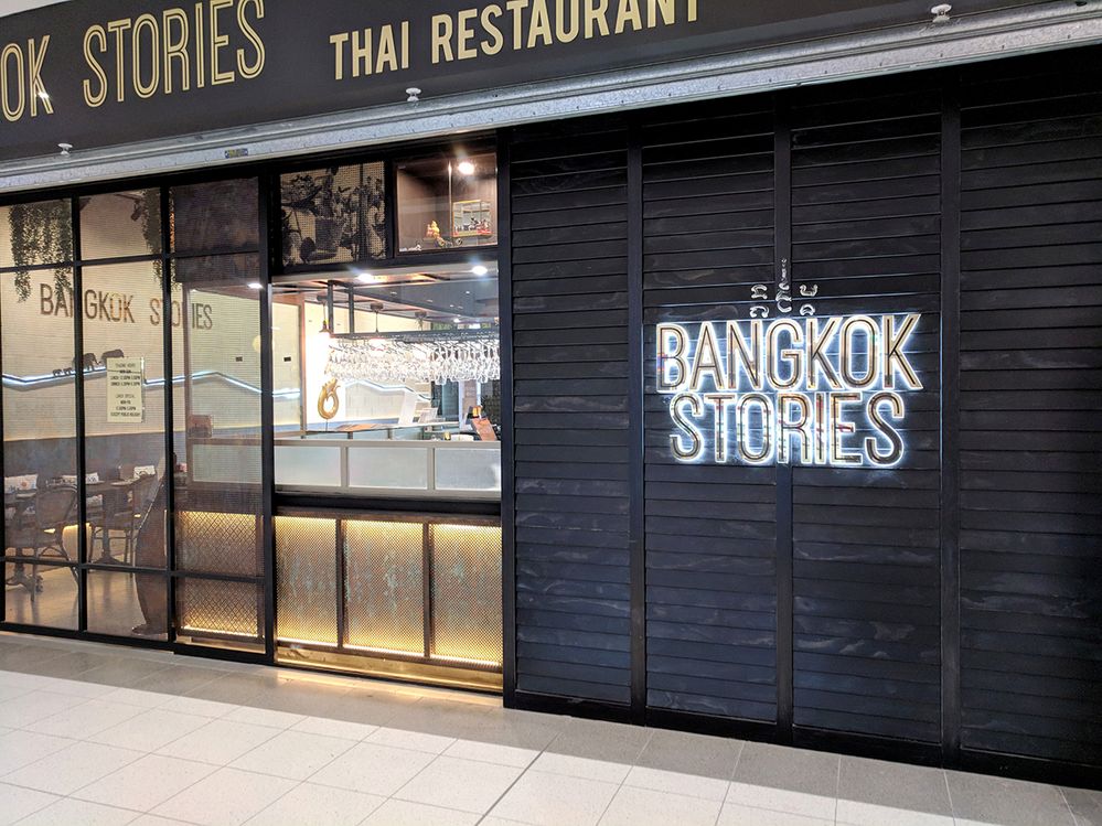 Caption: A shopfront photo of Bangkok Stories, a newly-opened Thai restaurant in Kellyville. This was not published.