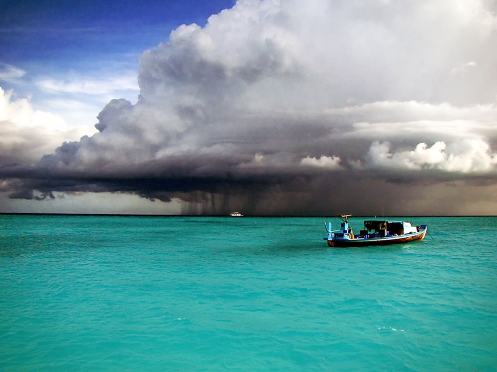 Storm in Baa Atoll Maldives