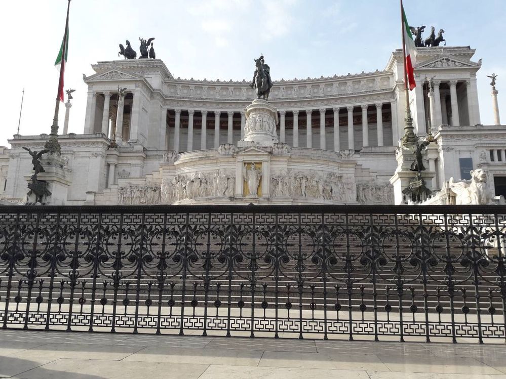 the Monumento Nazionale a Vittorio Emanuele II , or the Unknown Soldier