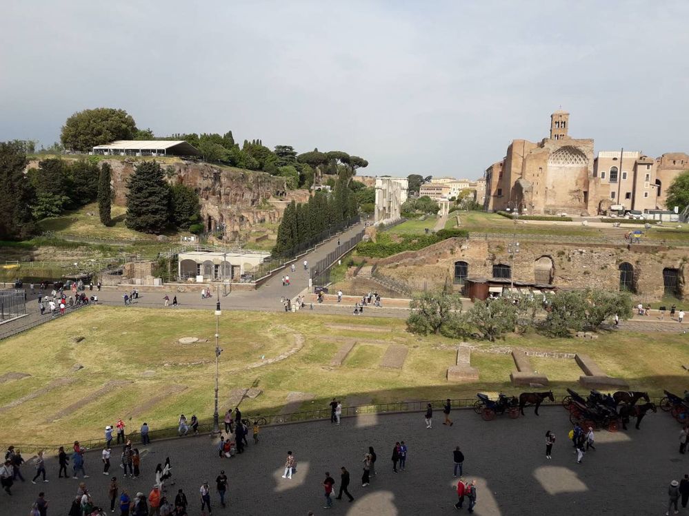 The Roman Forum, also known by its Latin name Forum Romanum