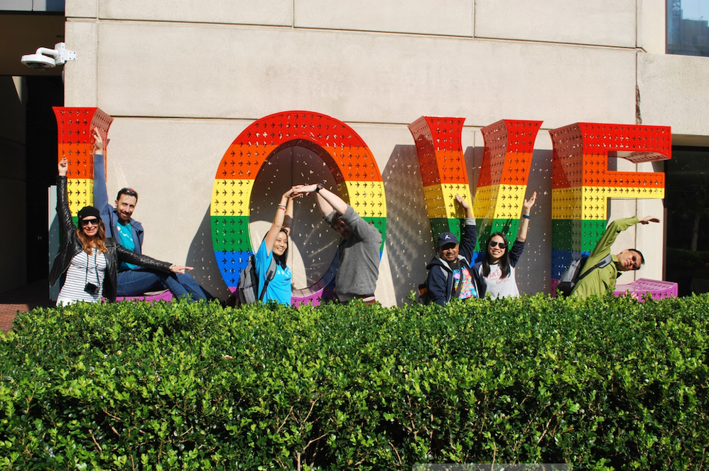 Photo Caption: Image of Local Guides from last year’s annual event in front of a LOVE sign in San Francisco. Photo credit: @SergeySud