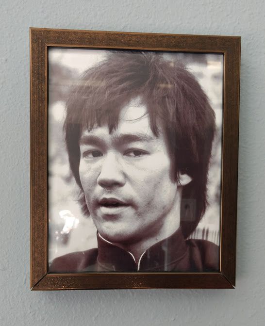 Bruce Lee the Legand at the site of his Oakland  studio