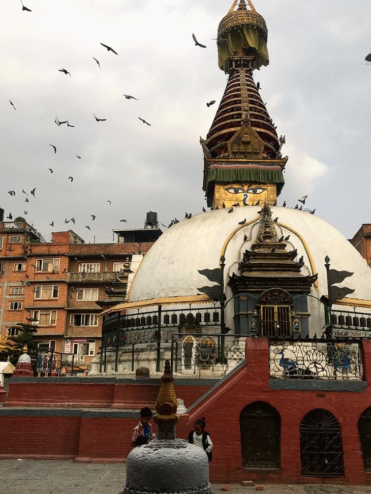 Stupas and Temples are all around Kathmandu valley