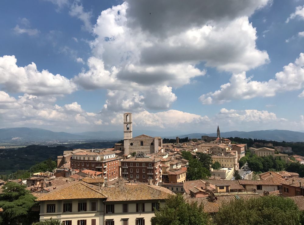 View from center of Perugia