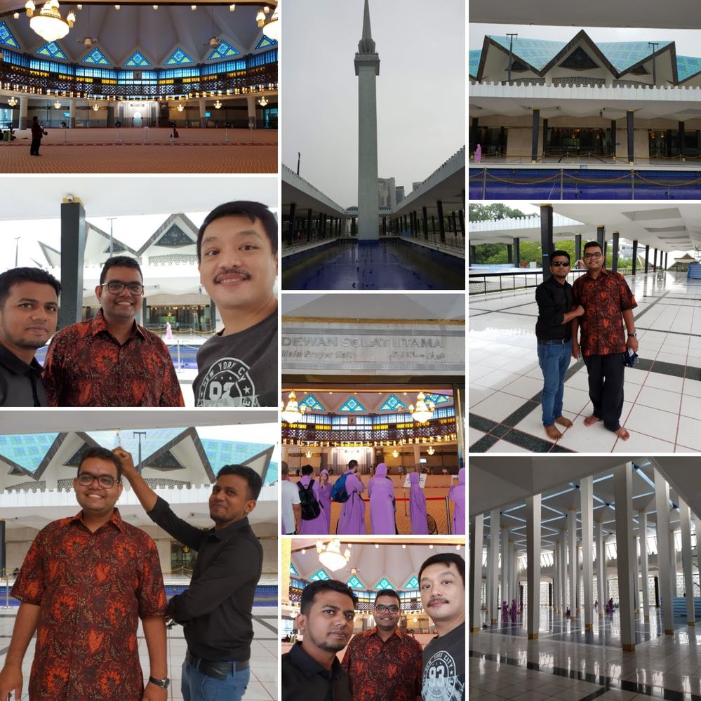 Malaysia Local Guides visiting the National Mosque of Malaysia