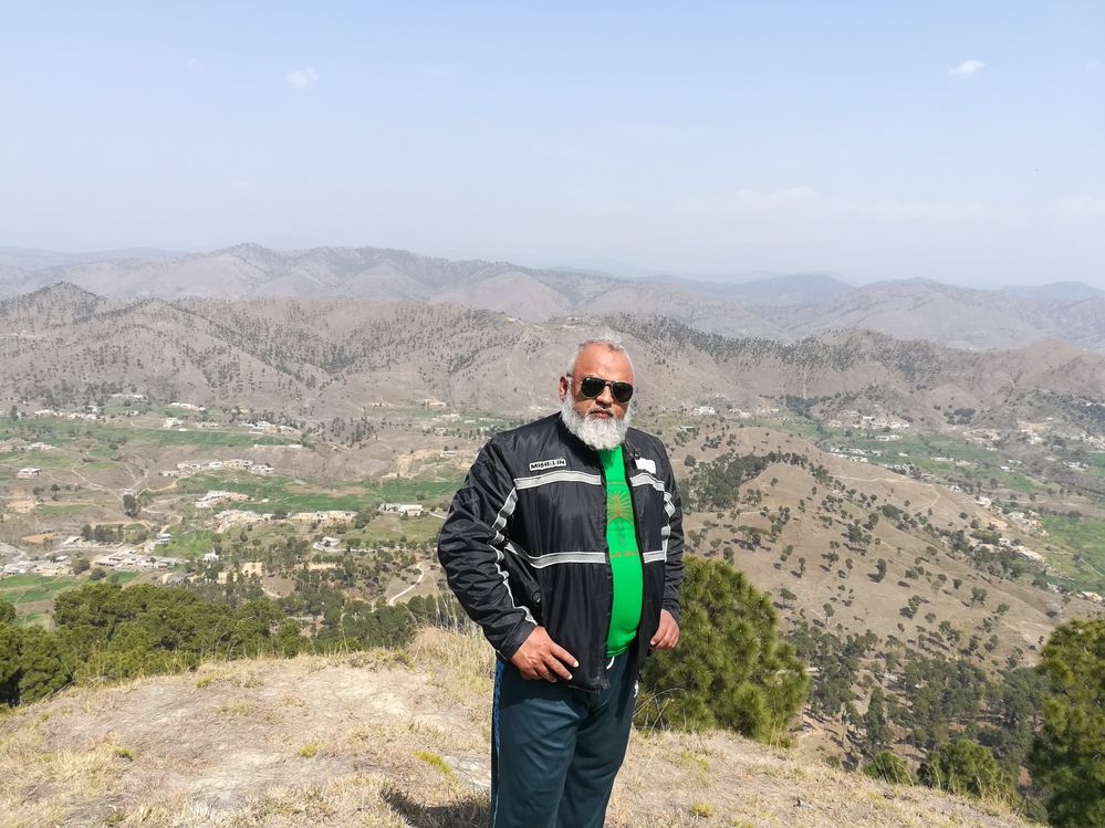 At the destination in Samahni Valley AJK
