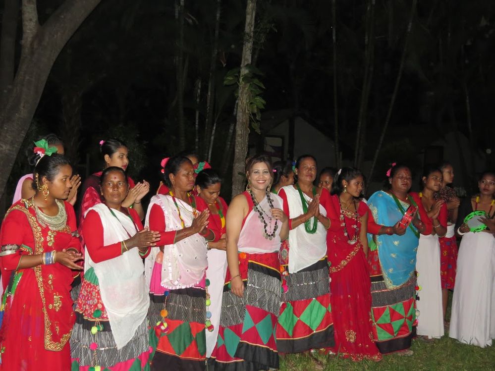 LaxmiG with Tharu Cultural Dance Group