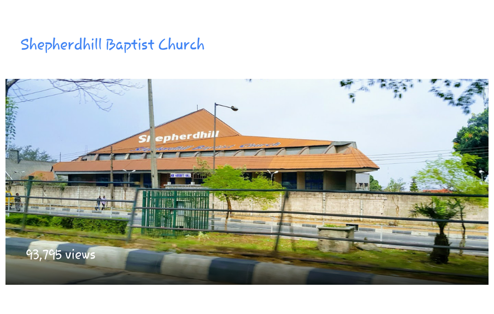 5th: Shepherdhill Baptist Church