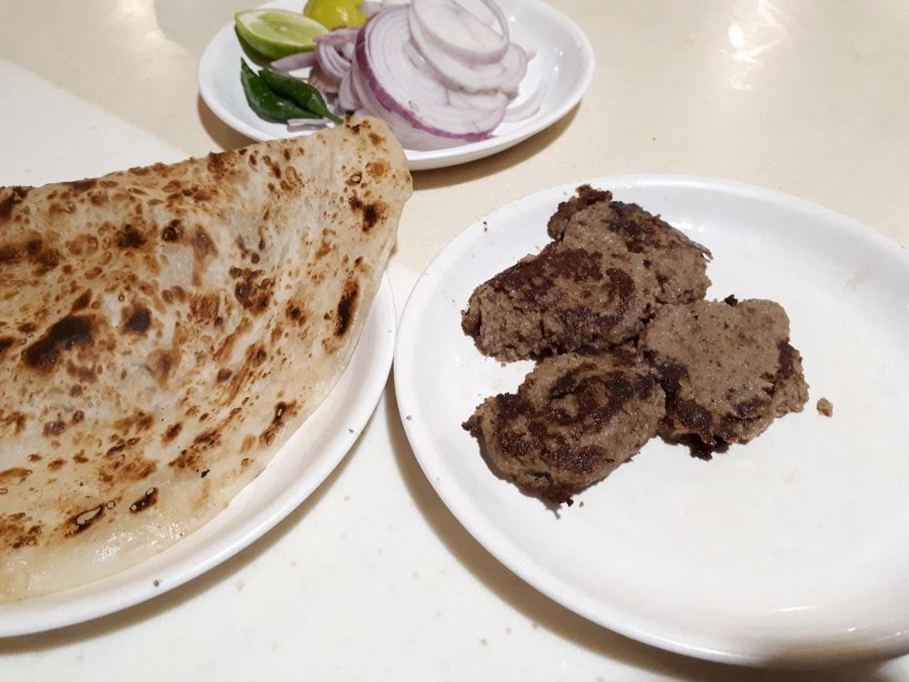 Parattha and Galawati Kebabs