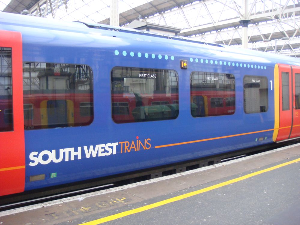 Hop on to a Southwest train to a south of England destination Portsmouth harbour.