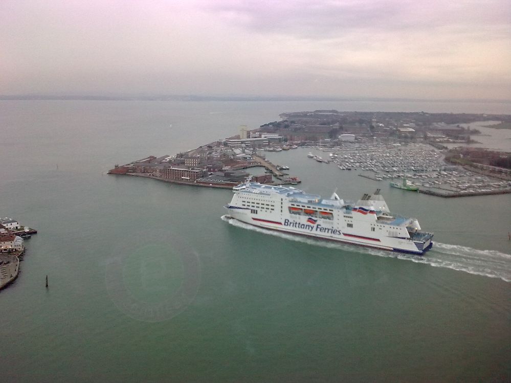 Wightlink catamarans from the Portsmouth harbour station provide services to the island across called Isle of Wight.