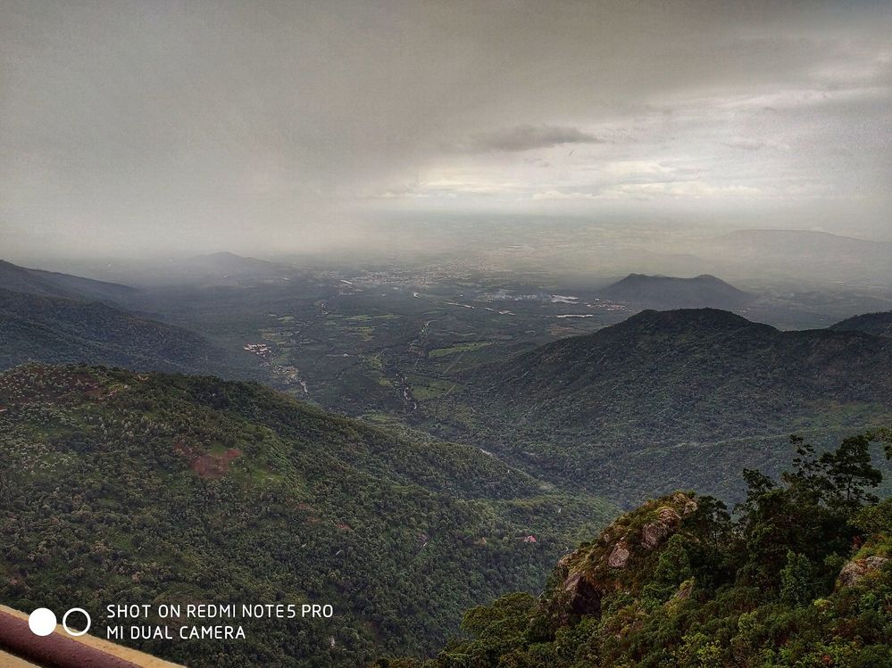 this picture was taken from the Lamb's rock in Ooty