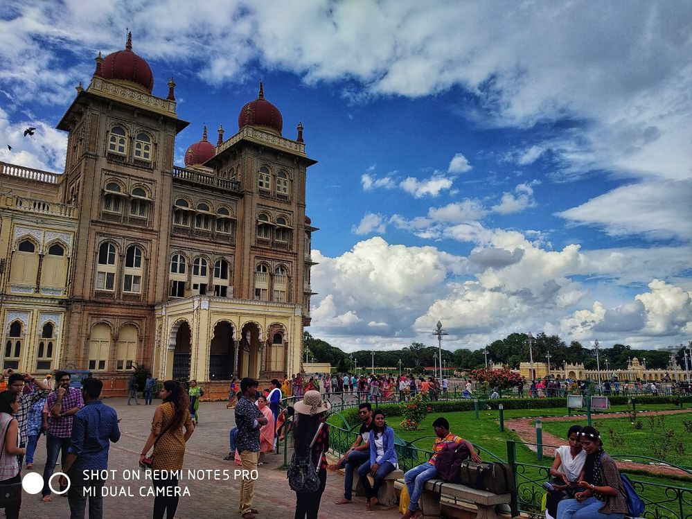 This is the picture of Mysore Palace