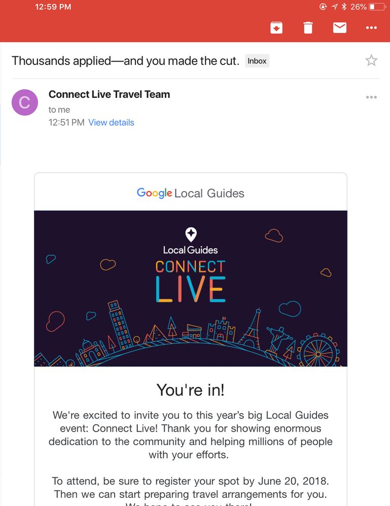 My 3rd invite in last three years! Thanks Google!!