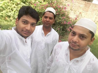 Me and my brothers after Eid Prayer