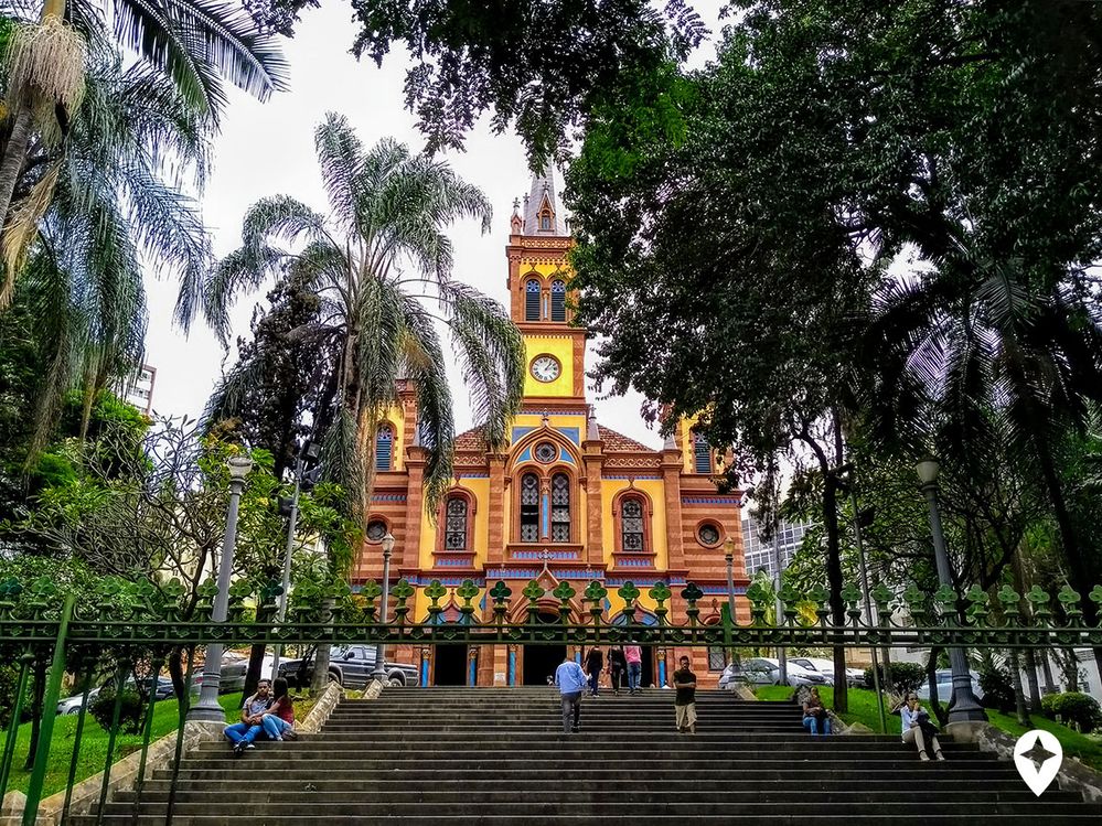 Caption: The steps and exterior of St. Joseph Church in Belo Horizonte‎, Brazil. (Local Guide Welbert Ferreira)