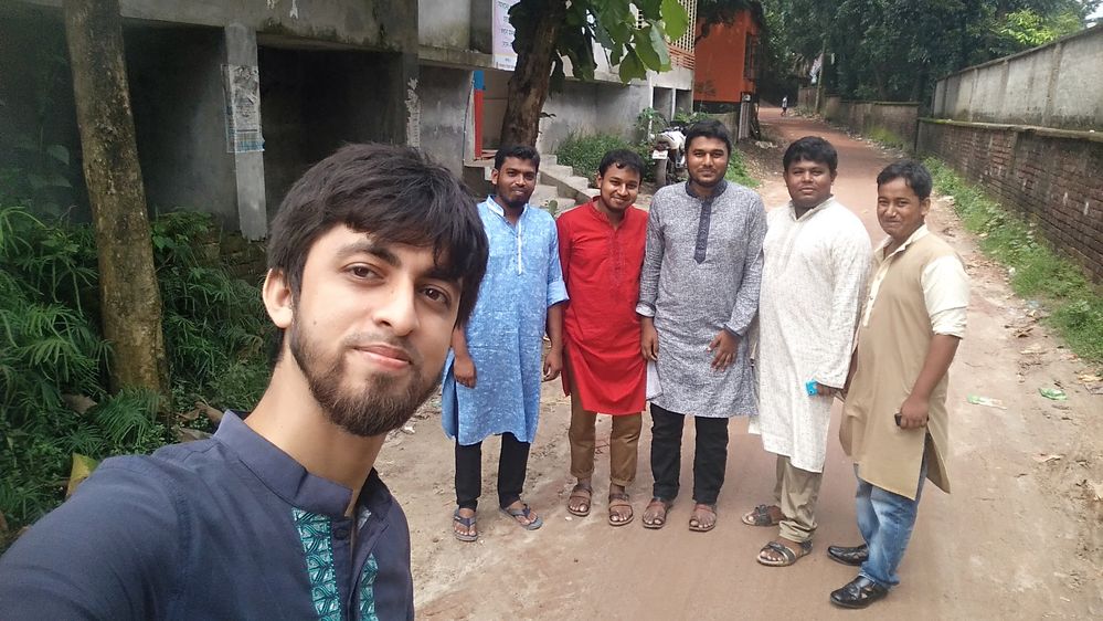 Selfie with my friends