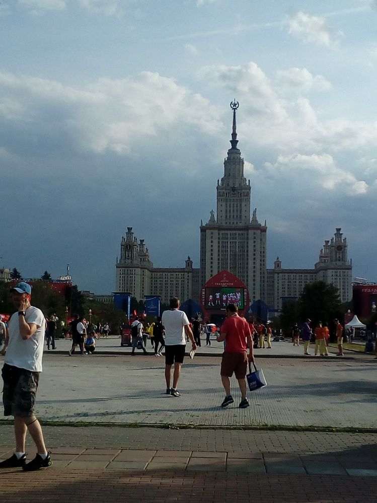 Moscow state University and Fan  Fest
