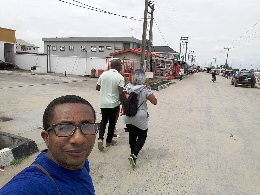 Emeka during Lagos Transit Tour Meet-Up