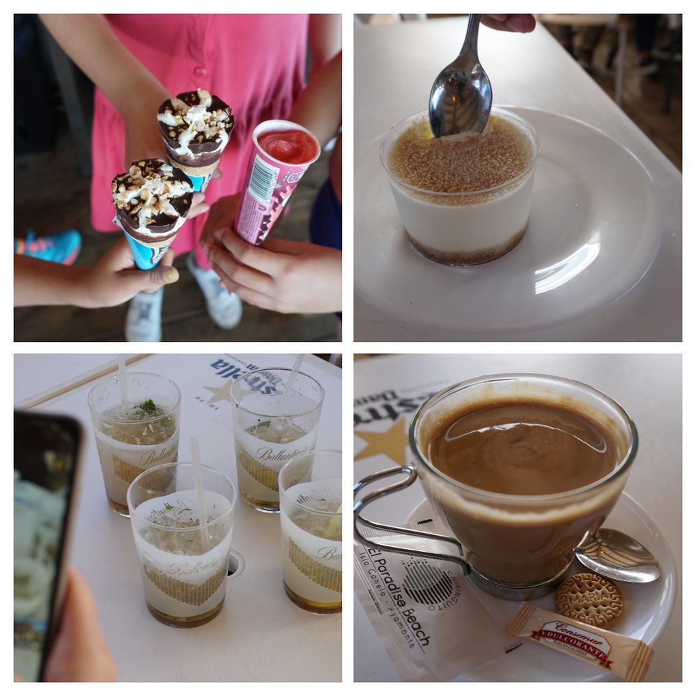 Caption: A photo collage of coffee, desserts, and ice cream. (Local Guide @AlejandraMaría)