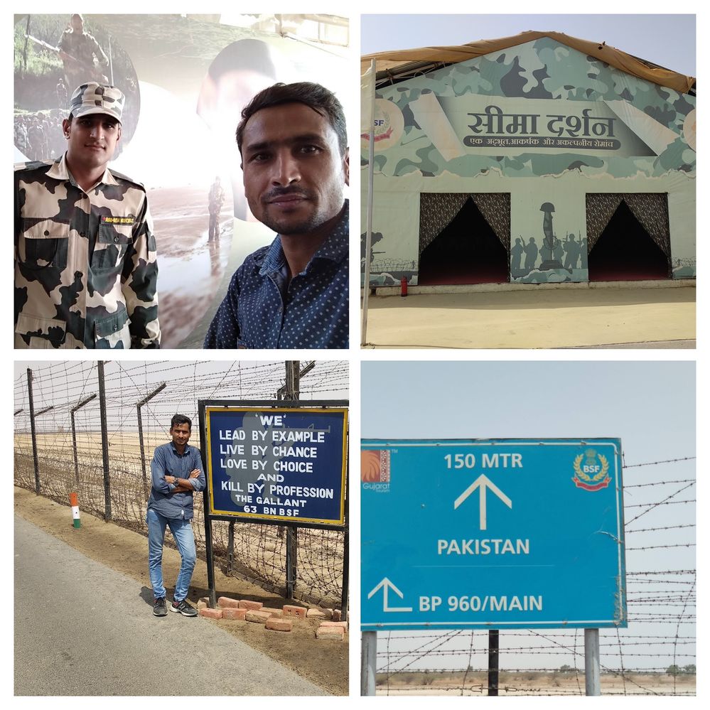 at India-Pakistan border