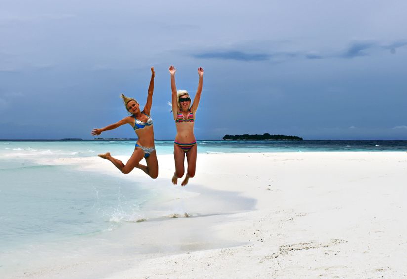 Fun in the sun - Maldives