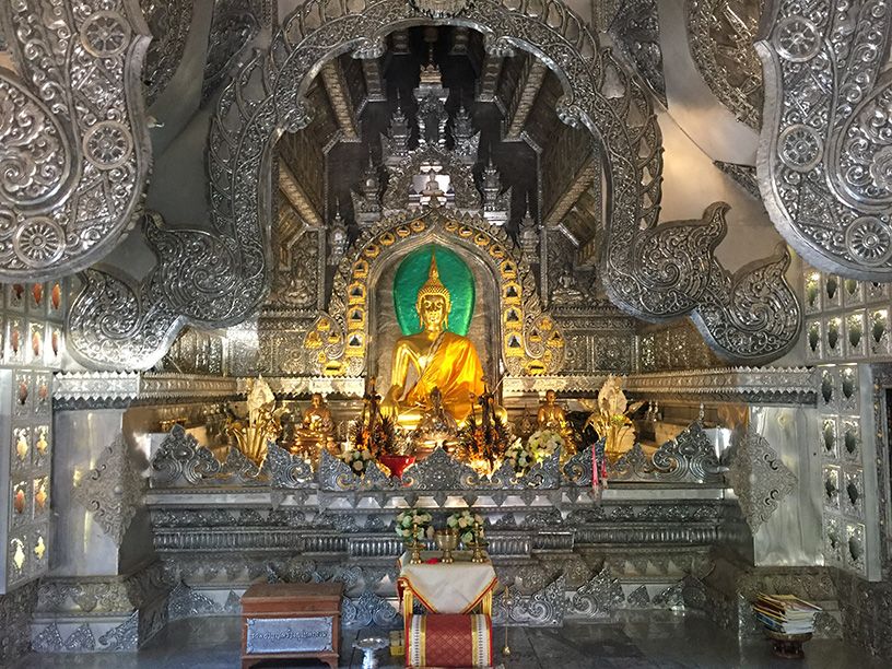 Chian Maï, the silver temple Wat Sri Suphan