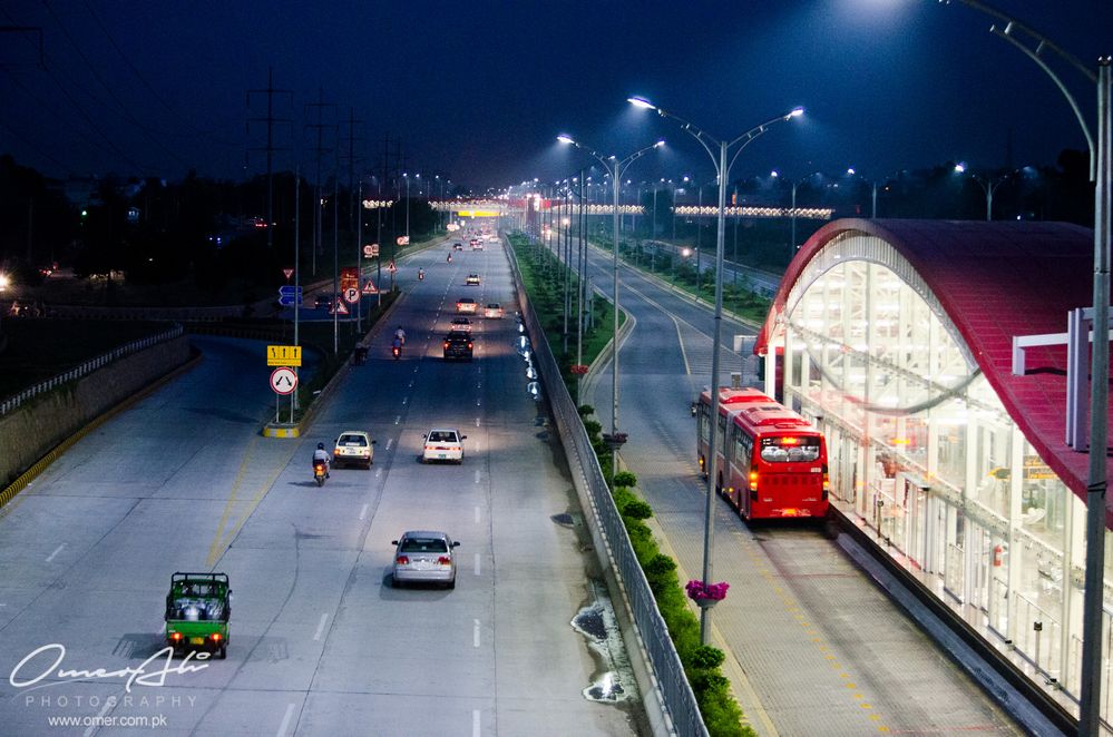 Metro Bus Terminal Sector H-8 Islamabad - Top View