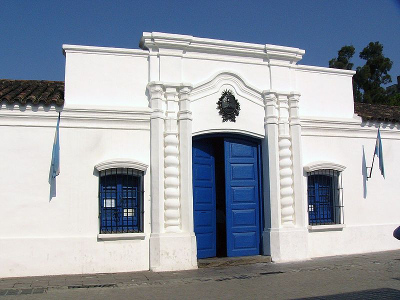 Casa histórica de la independencia en San Miguel de Tucumán. (Fuente: Wikipedia)