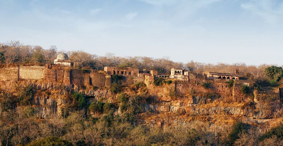 Ranthambore fort - UNESCO world heritage site which situated in Ranthambore tiger revserve national Park