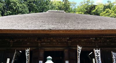 別の階段で登ると(汗だく)こんな。鎌倉最古のお寺です＠杉本寺