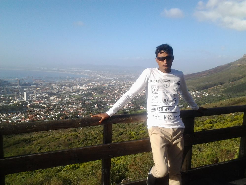 In front of  Cableway Table Mountains South Africa