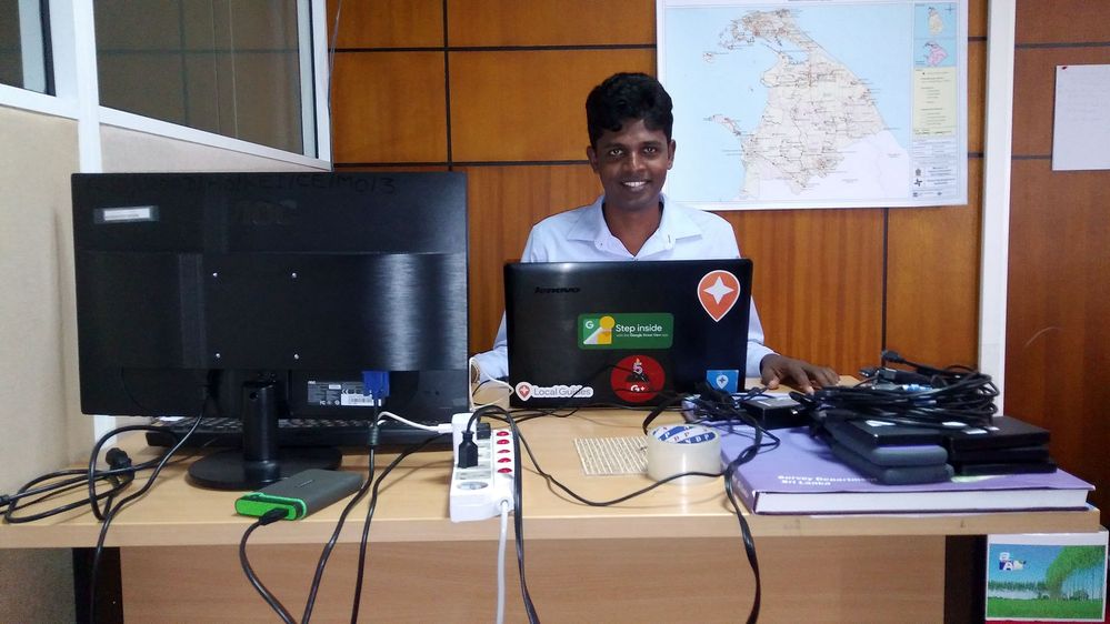 SivarasaS: The Local Guide at his office
