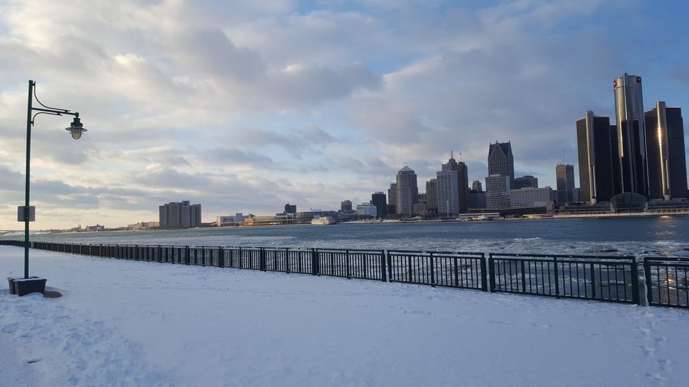 Detroit from Canadian Windsor