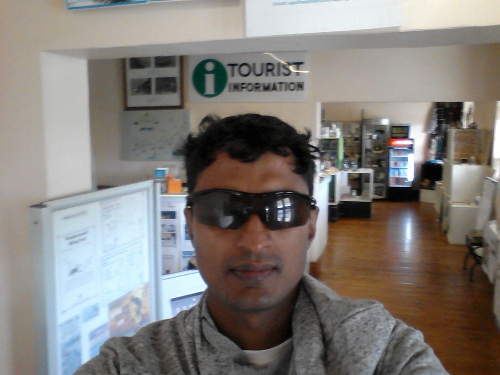 In side the tourist office
